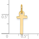 14k Yellow Gold Ankh Cross Pendant, Egyptian Symbol of Life, Spiritual Charm for Women or Unisex Wear