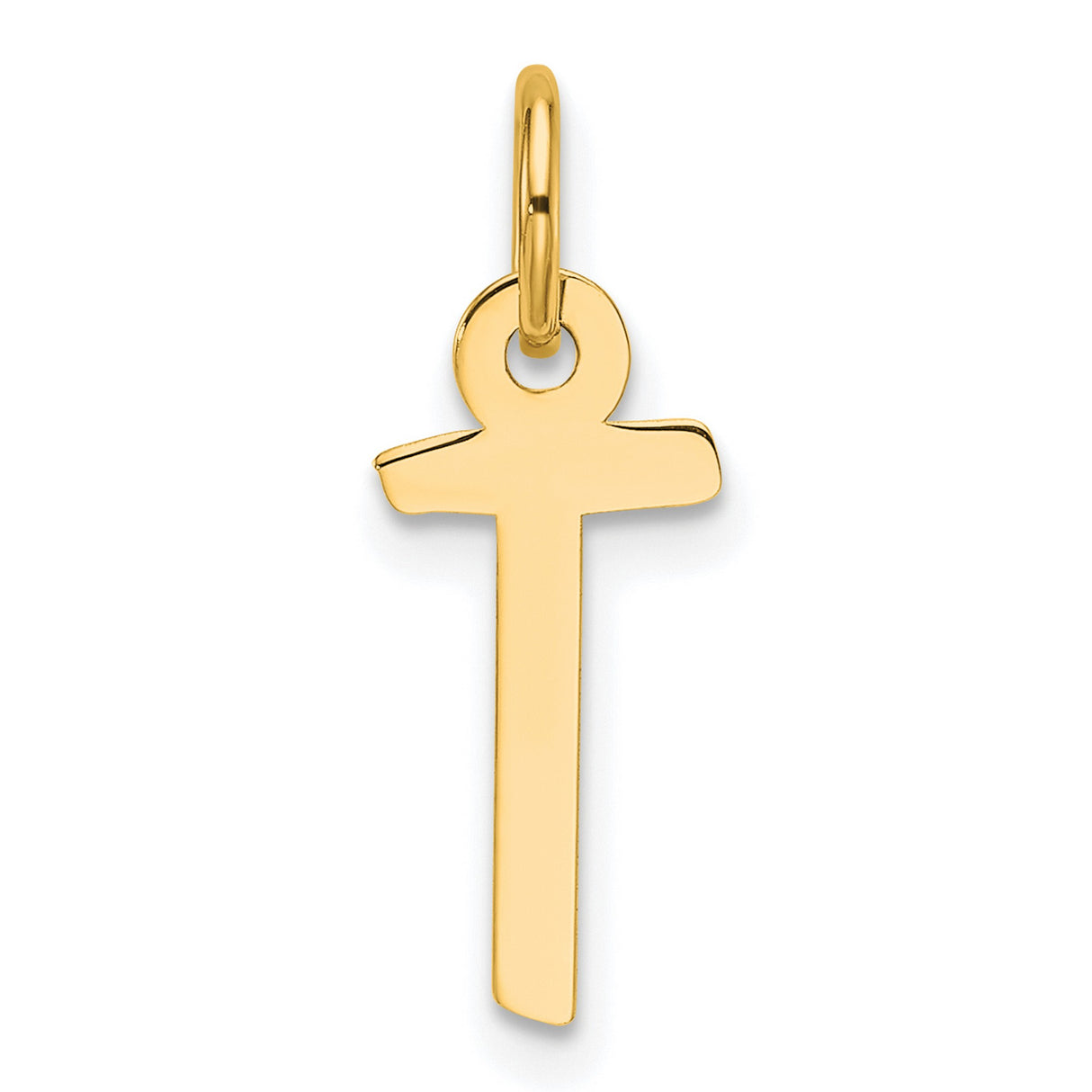 14k Yellow Gold Ankh Cross Pendant, Egyptian Symbol of Life, Spiritual Charm for Women or Unisex Wear