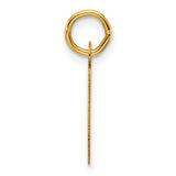 14k Yellow Gold Ankh Pendant, Modern Minimalist Egyptian Symbol for Men and Women