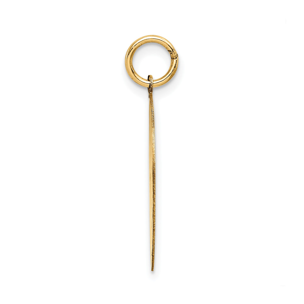 14k Yellow Gold Smiley Face Pendant, Minimalist Happy Face Disc Charm, Unisex Jewelry