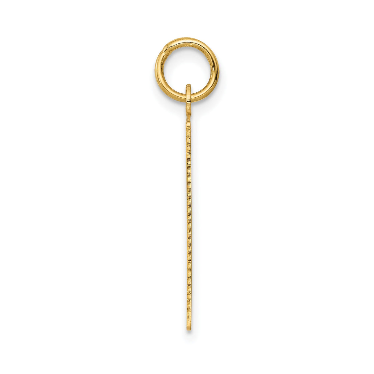 14k Yellow Gold Calendar Pendant with Monthly Date Grid and Day Initials