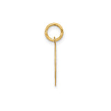 14k Yellow Gold EMT Pendant with Star of Life and Rod of Asclepius Symbol