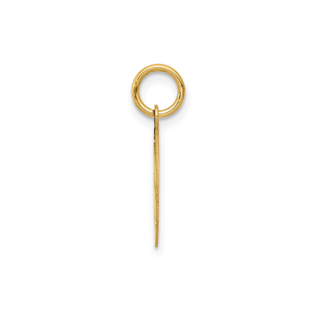 14k Yellow Gold Paramedic Pendant with Star of Life and Rod of Asclepius Symbol