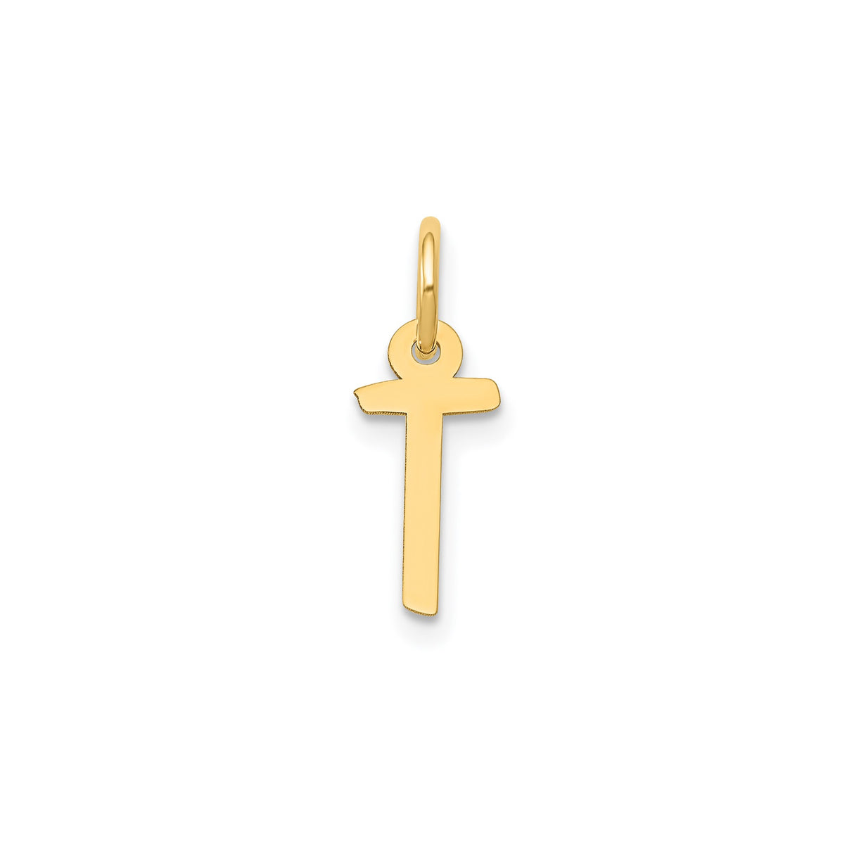 14k Yellow Gold Ankh Pendant, Egyptian Cross Symbol of Eternal Life, Unisex Spiritual Jewelry