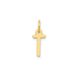 14k Yellow Gold Ankh Pendant, Egyptian Cross Symbol of Eternal Life, Unisex Spiritual Jewelry