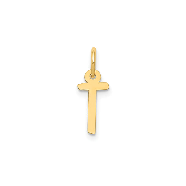 14k Yellow Gold Ankh Pendant, Egyptian Cross Symbol of Eternal Life, Unisex Spiritual Jewelry