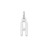14k White Gold Chai Pendant, Hebrew Life Symbol Unisex Jewish Charm