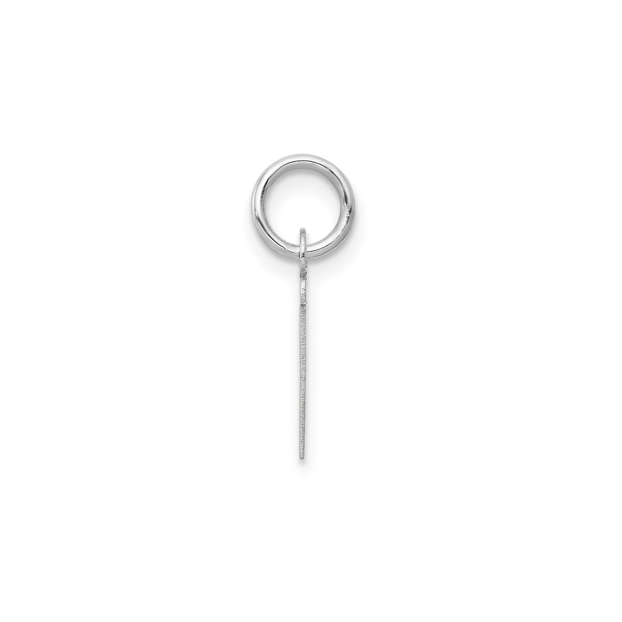 14k White Gold Cross Pendant, Modern Minimalist Christian Symbol for Women or Unisex Wear