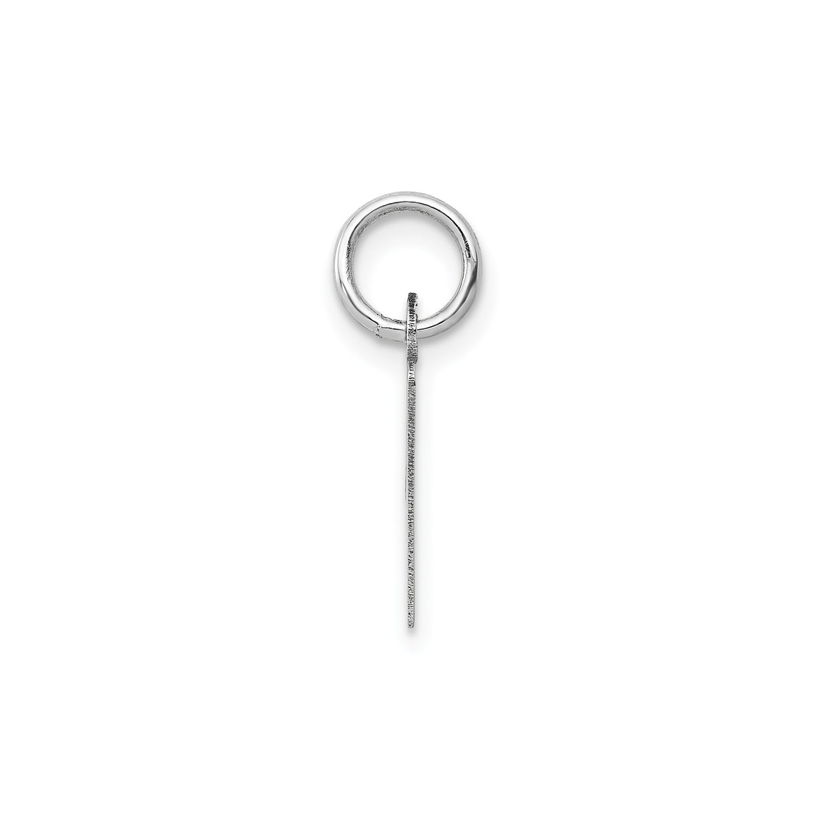 14k White Gold Ichthys Pendant, Modern Christian Symbol of Faith and Discipleship