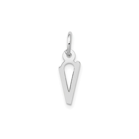 14k White Gold Ichthys Pendant, Modern Christian Symbol of Faith and Discipleship