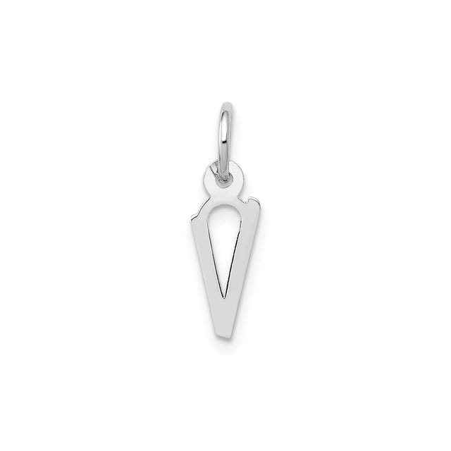 14k White Gold Ichthys Pendant, Modern Christian Symbol of Faith and Discipleship