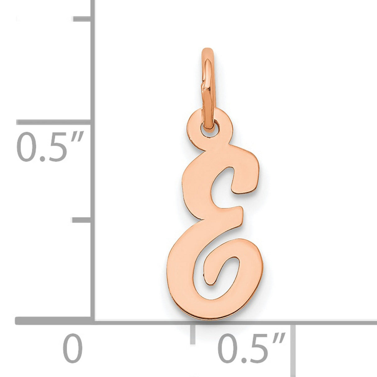 14k Rose Gold Arabic Script Pendant, Cultural Calligraphy Design for Women