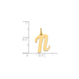 14k Yellow Gold Scorpio Zodiac Pendant, Polished Astrology Charm for Unisex