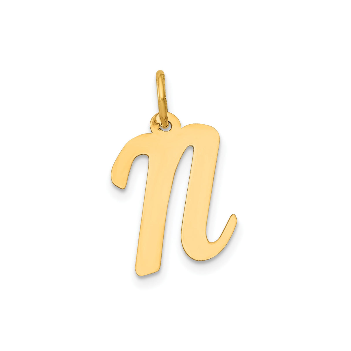 14k Yellow Gold Scorpio Zodiac Pendant, Polished Astrology Charm for Unisex