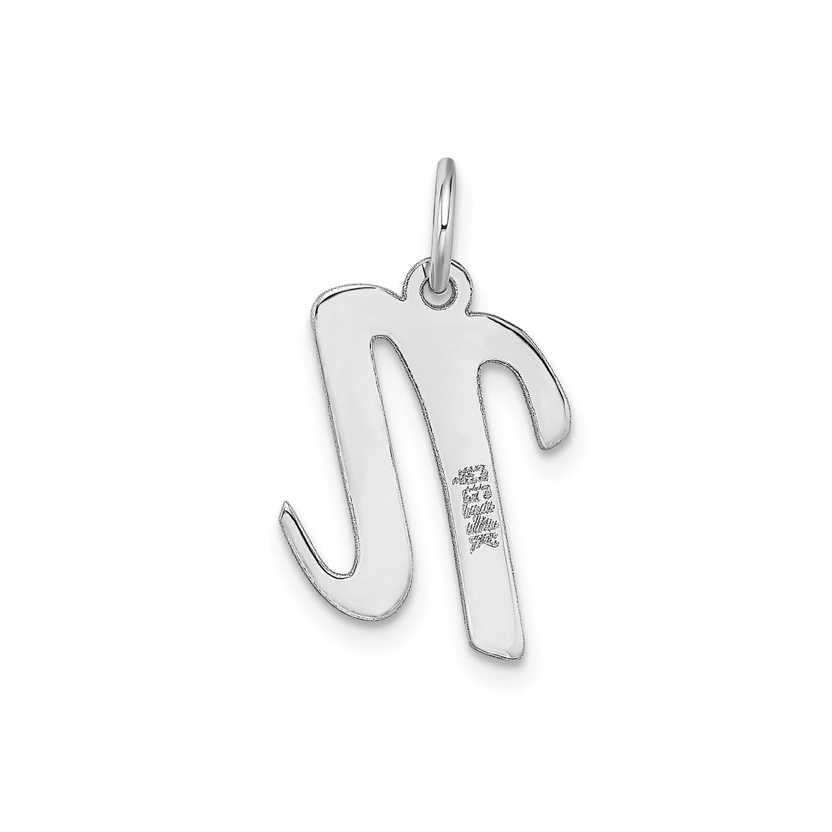 14k White Gold Scorpio Zodiac Pendant with Astrological Symbol for Women or Unisex