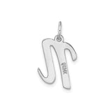 14k White Gold Scorpio Zodiac Pendant with Astrological Symbol for Women or Unisex