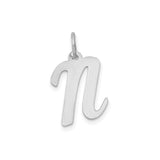 14k White Gold Scorpio Zodiac Pendant with Astrological Symbol for Women or Unisex