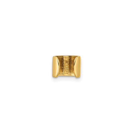 14K Yellow Gold Minimalist Bead for Bracelet or Necklace
