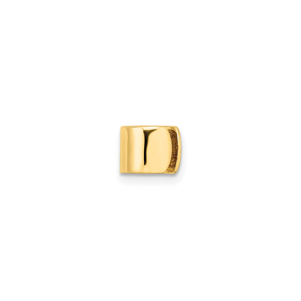 14K Yellow Gold Minimalist Bead for Bracelet or Necklace
