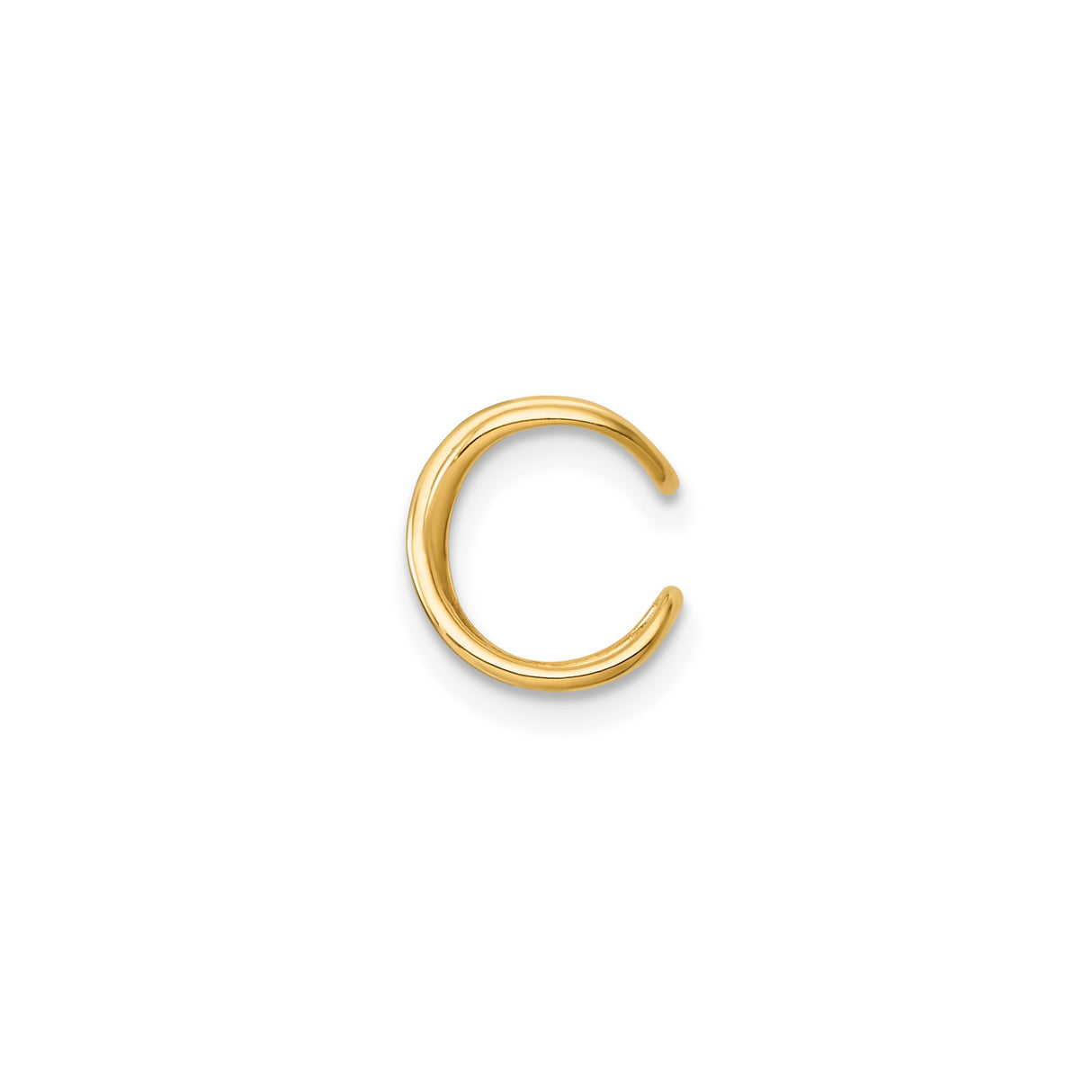 14K Yellow Gold Infinity Pendant With Open Crisscross Design