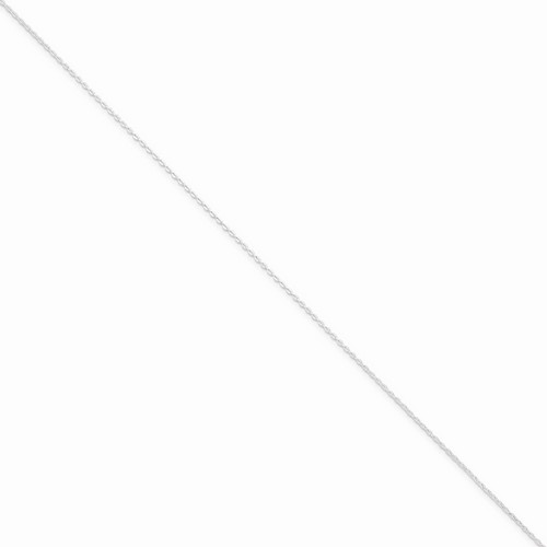 0.5 mm Flat Link Cable Chain in 925 Sterling Silver