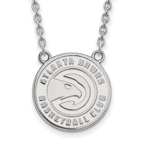 Atlanta Hawks Large Pendant Necklace in Sterling Silver 6.09 gr